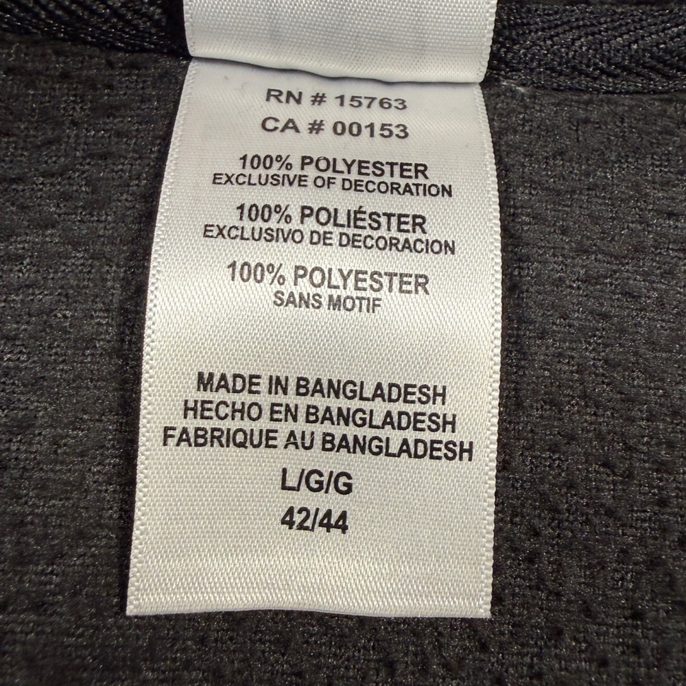 ProEdge Purdue University Quarter Zip Mens Large Black Grey Fleece Pullover NCAA - Picture 4 of 6